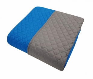 Κουβερλί Microfiber Ultrasonic Μονό 160x240εκ. Γκρι-Μπλε