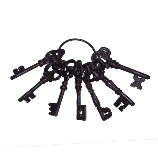 Κλειδιά Διακοσμητικά Μαντεμένια Καφέ 6,5x4,5x15,5εκ. ESTHETI 819-00733