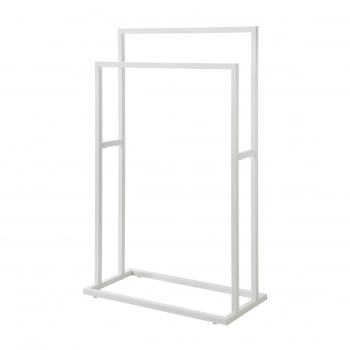 Κρεμάστρα Επιδαπέδια Μεταλλική Λευκή 48x24x78,5εκ. Carre Sealskin 800257