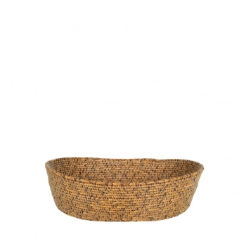 Καλάθι Rattan Οβάλ Natural 23x17x6εκ. ESPIEL SUL104