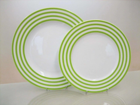 Σερβίτσιο Φαγητού Σετ 20τμχ Πορσελάνης Viva Green CRYSPO TRIO 24.441
