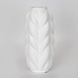 Βάζο Κεραμικό Λευκό 17,5x16x38,5εκ. ESTHETI 752-20255