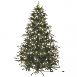 Χριστουγεννιάτικο Δέντρο Με Λαμπάκια Pre-Lit North Star Πλαστικό- PVC iliadis 210εκ. 78092