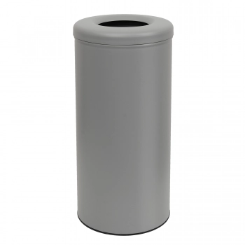 Καλάθι Απλύτων 30lt Ανοξείδωτο Matt Concrete Grey Pam & Co Φ25x57εκ. 29-2557-163