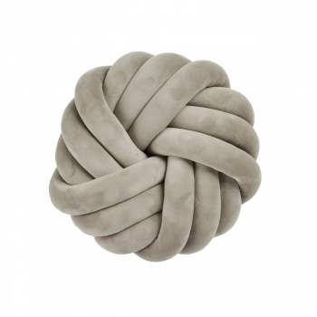 Διακοσμητικό Μαξιλάρι Βελούδινο Φ35εκ. Deco 2293 Beige Das Home