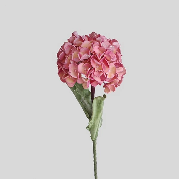Κλαδί Με Λουλούδι Ορτανσία Foam 20x90εκ. Ροζ ESTHETI 816-20039