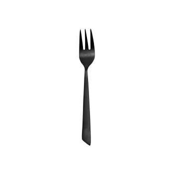 Πιρουνάκι Γλυκού Ανοξείδωτο 18/0 Edge Black Matt Estia 01-29166