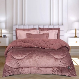 Κουβερτοπάπλωμα Flannel Υπέρδιπλο 220x240εκ. Essential 3957 Nude Greenwich Polo Club