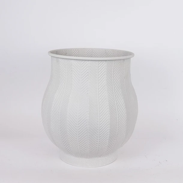 Κασπώ Μεταλλικό Γκρι 40x43x40εκ. ESTHETI 819-00765