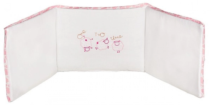 Πάντα Λίκνου Βαμβακερή 32x126εκ. Sheep Ροζ 75291