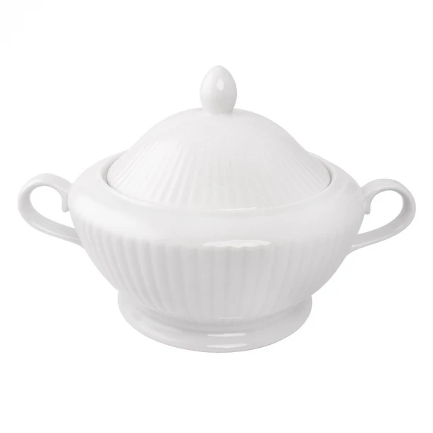 Σουπιέρα Πορσελάνης 3lt Λευκή Dione PW5 Oriana Ferelli PR01400500
