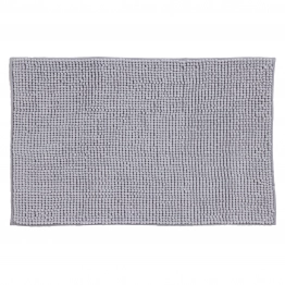Ταπέτο Μπάνιου Αντιολισθητικό Chenille 50x80εκ. Bathmats 0774 Γκρι Das Home