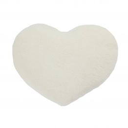 Διακοσμητικό Μαξιλάρι Καρδιά Polyester 25x33εκ. Deco 2296 White Das Home