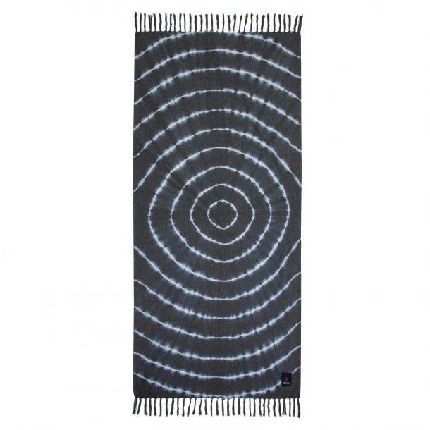 Πετσέτα Θαλάσσης-Παρεό Βαμβακερή 80x170εκ. Essential 3848 Μαύρη Greenwich Polo Club