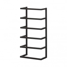 Κρεμάστρα Επιτοίχια 5 Θέσεων Μεταλλικό Μαύρο 24x12x48εκ. Carre Sealskin 396330746