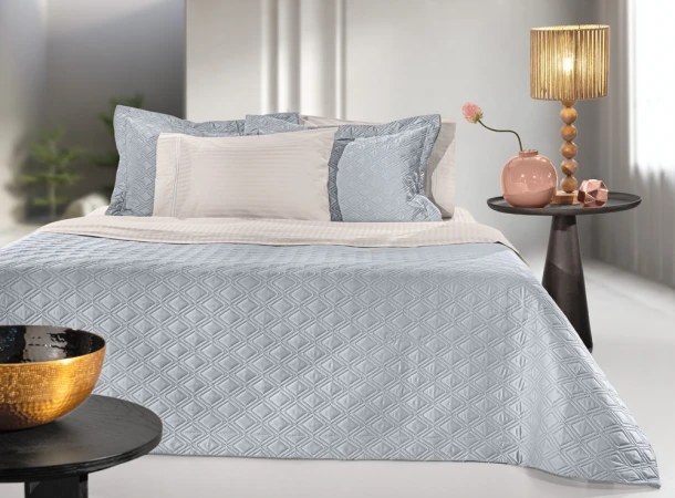 Σετ Κουβερλί Microsatin King Size 240x250εκ. Honour Silver Guy Laroche