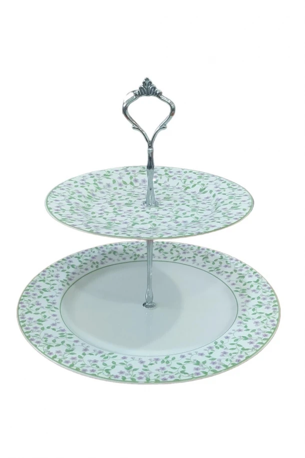 Ορντερβιέρα 2 Όροφη Πορσελάνης 27εκ.-20εκ. Floral Oriana Ferelli PR232450012