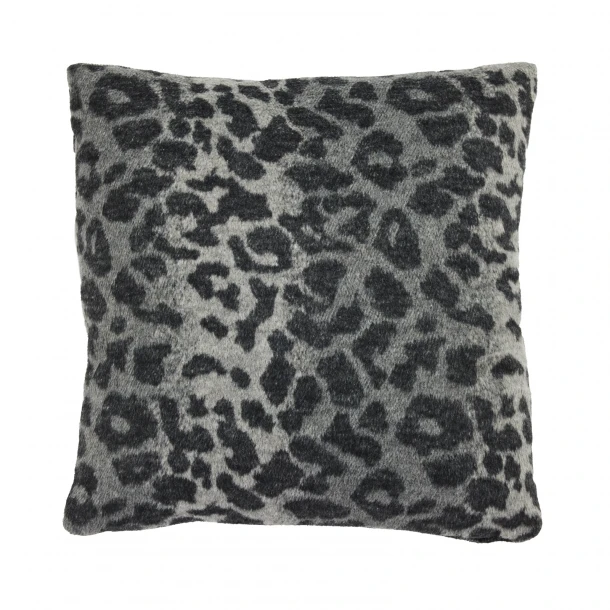 Διακοσμητικό Μαξιλάρι Μάλλινο-Polyester 40x40εκ. Throws 0860 Black Das Home