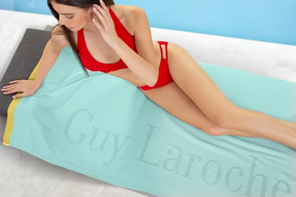 Πετσέτα Θαλάσσης Βαμβακερή Double Aqua 90x180εκ. Guy Laroche