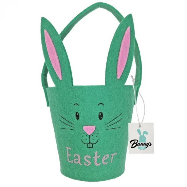 Καλάθι Τσόχινο Κυλινδρικό Λαγός Φ11x22εκ. Bunny's 73-1981