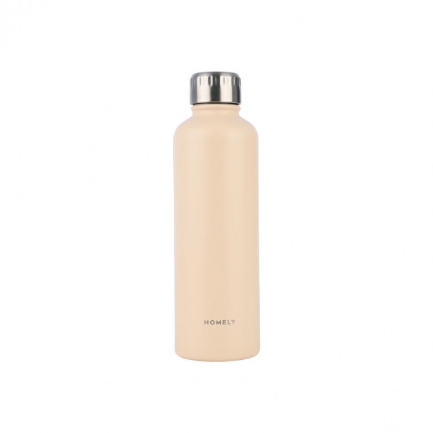 Θερμός-Μπουκάλι Ανοξείδωτο Flask Homely Sandstone 500ml-7x7x23εκ. Estia 01-32579