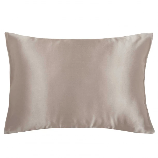 Ζεύγος Μαξιλαροθήκες Pure Silk 50x70εκ. Essential 2383 Grey Greenwich Polo Club