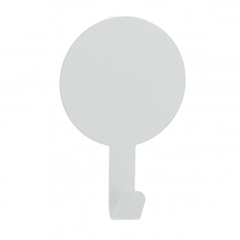 Άγκιστρο Μεταλλικό Αυτοκόλλητο 8,5x1,5x13εκ. White MRShome 0021001