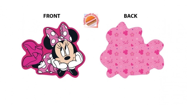 Διακοσμητικό Μαξιλάρι Velboa 20εκ. Minnie 692 Fuchsia Disney Home