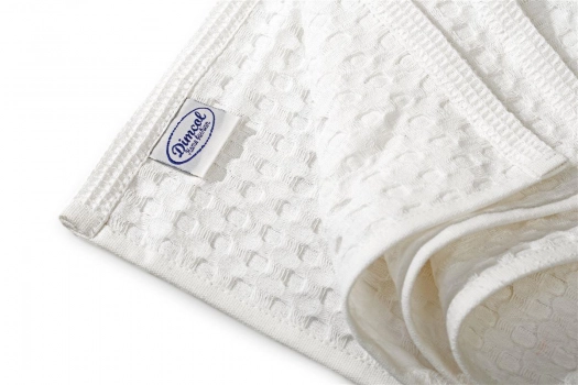 Ποτηρόπανο Πικέ Βαμβακερό 50x70εκ. Solid White DimCol 33123247002