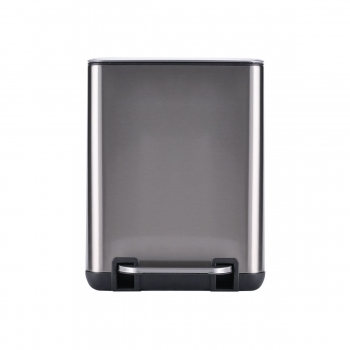Καλάθι Απορριμμάτων 6lt Soft Close Ανοξείδωτο Inox Cubic Estia 24,1x21,3x31,6εκ. 02-20934