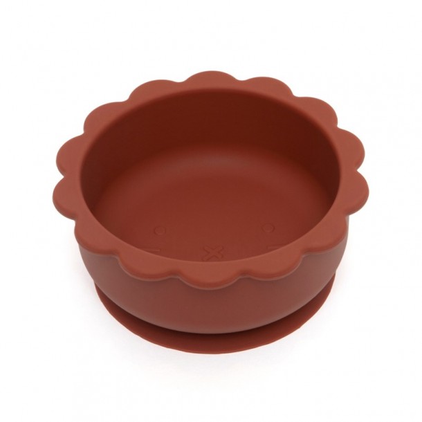 Μπωλ Σιλικόνης Με Βεντούζα Lion Baked Clay 12x11x5εκ. Petit Monkey  PTM-SB4