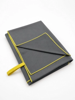Πετσέτα Θαλάσσης Microfiber 80x160εκ. Easy Dry-Sand Free Grey Le Blanc 7012521-1