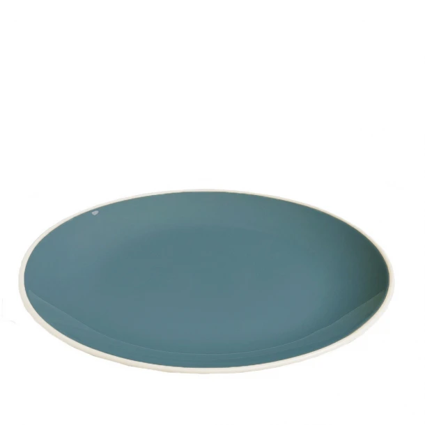 Πιάτο Ρηχό Φαγητού Stoneware Oslo Grey-Blue ESPIEL 27x3εκ. ATA165K6