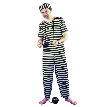 Στολή Ανδρική Φυλακισμένος One Size Carnavalista 3-745