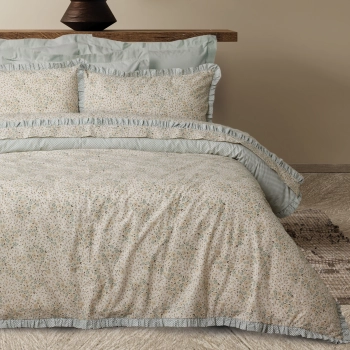 Σετ Παπλωματοθήκη Βαμβακερή Υπέρδιπλη 220x240εκ. Daily 3179 Taupe Das Home