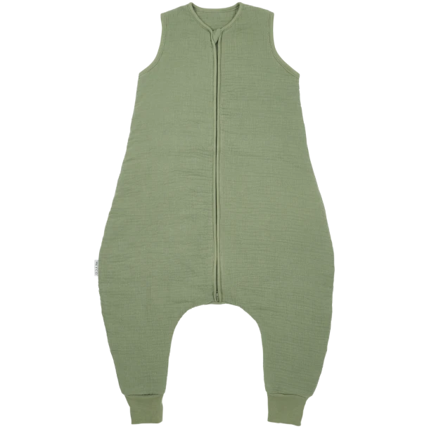Υπνόσακος Βαμβακερός Με Ποδαράκια 2.0Tog 3-5 Χρονών/98-110εκ. Muslin Olive Green Meyco MEY-247.000.68.06