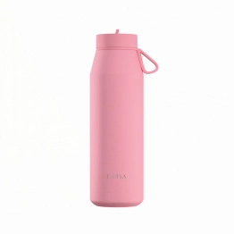 Θερμός Με Καλαμάκι Ανοξείδωτος Rose Pulse Save The Aegean Estia 800ml 01-43247