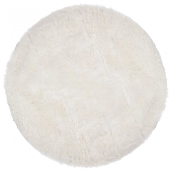 Χαλί Συνθετική Γούνα 180εκ. Λευκό iliadis 91846