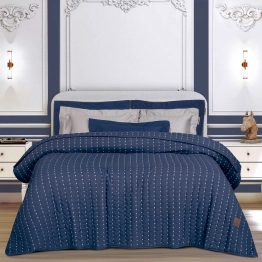 Κουβερλί Microfiber King 230x250εκ. Essential 3492 Μπλε Greenwich Polo Club