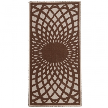 Χαλί Διαδρόμου Βαμβακερό 70x140εκ. Kaleidoscope Brown Melinen 20002021