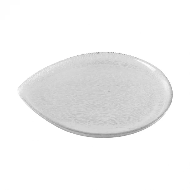 Πιάτο Φαγητού Γυάλινο Διάφανο Art Et Lumiere 28x25x2εκ. 02207