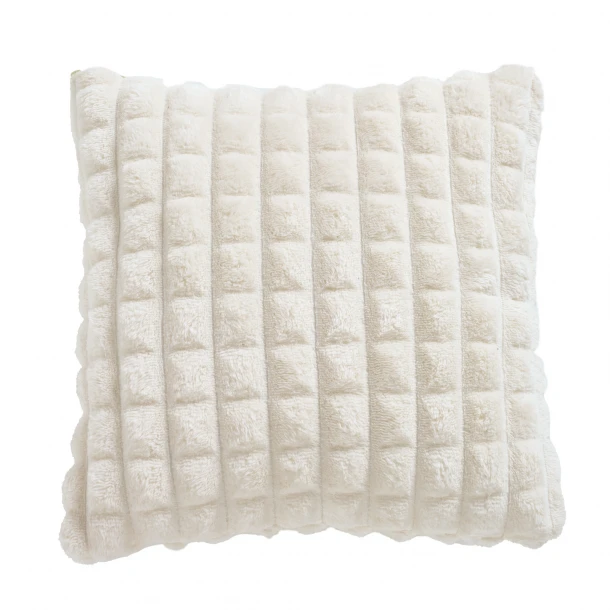 Διακοσμητική Μαξιλαροθήκη 40x40εκ. Polyester 1386 White Das Home