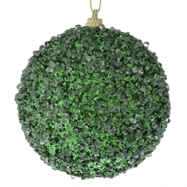 Σετ Μπάλες 6τμχ Πλαστικές Πράσινες Glitter iliadis 8εκ. 79415