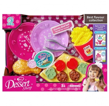 Dessert Shop Πίτσα & Πατάτες Σε Κουτί 27x4x20εκ. Toy Markt 77-1265