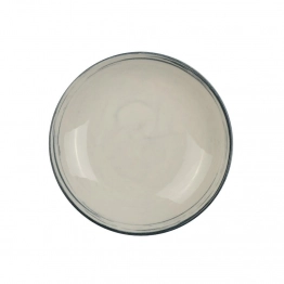 Πιάτο Βαθύ Πορσελάνης Ιβουάρ-Μπλε Frame Kutahya Φ25εκ. KX890670TCK25