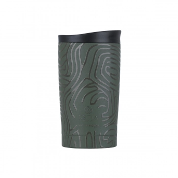 Θερμός Ποτήρι Ανοξείδωτος Travel Mug Olive Flow Save The Aegean 350ml-8x8x15εκ. Estia 01-31886