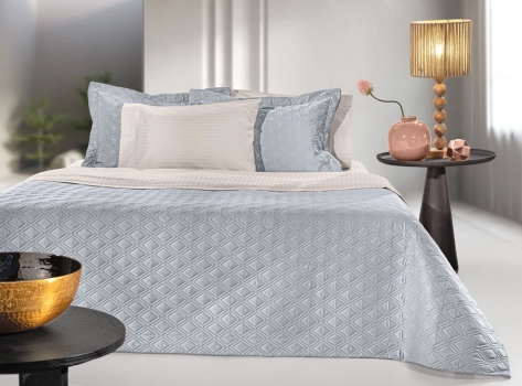 Σετ Κουβερλί Microsatin King Size 240x250εκ. Honour Silver Guy Laroche