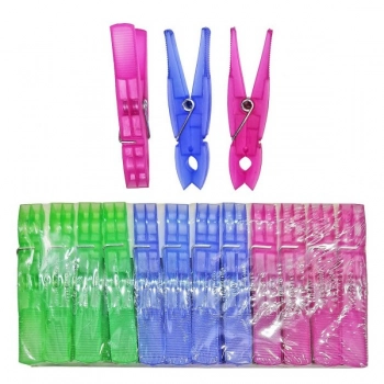 Μανταλάκια Σετ 24τμχ Πλαστικά 8εκ. Homie