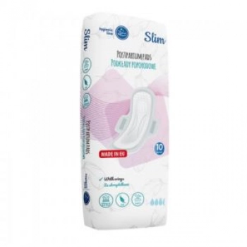 Σερβιέτες 10τμχ Λοχείας Με Φτερά SLIM Akuku A0069