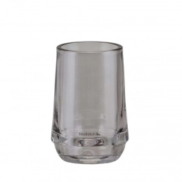 Ποτηροθήκη Γυάλινη 8x8x12εκ. Mood Grey Sealskin 800049